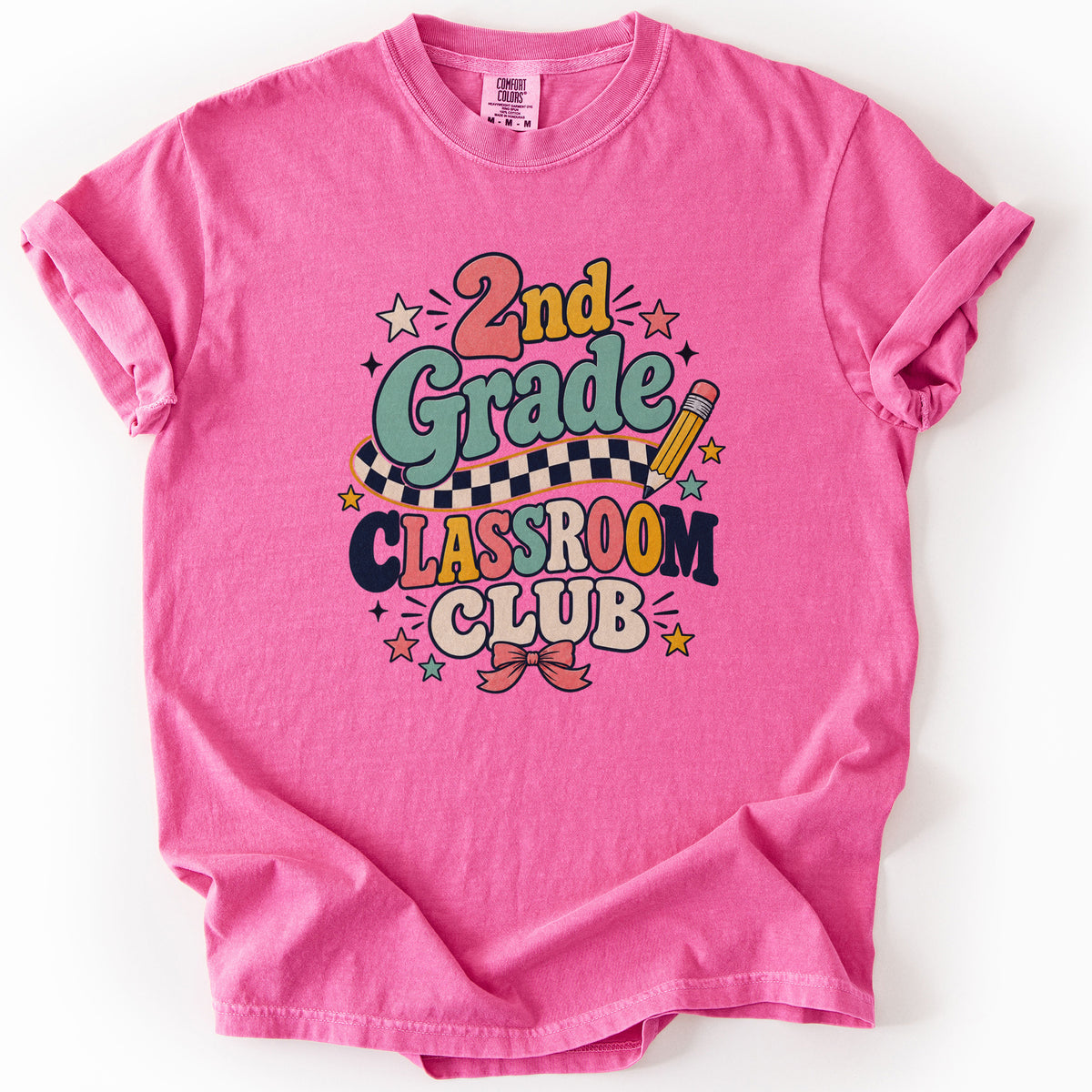 Second Grade Classroom Club Tee in Crunchberry