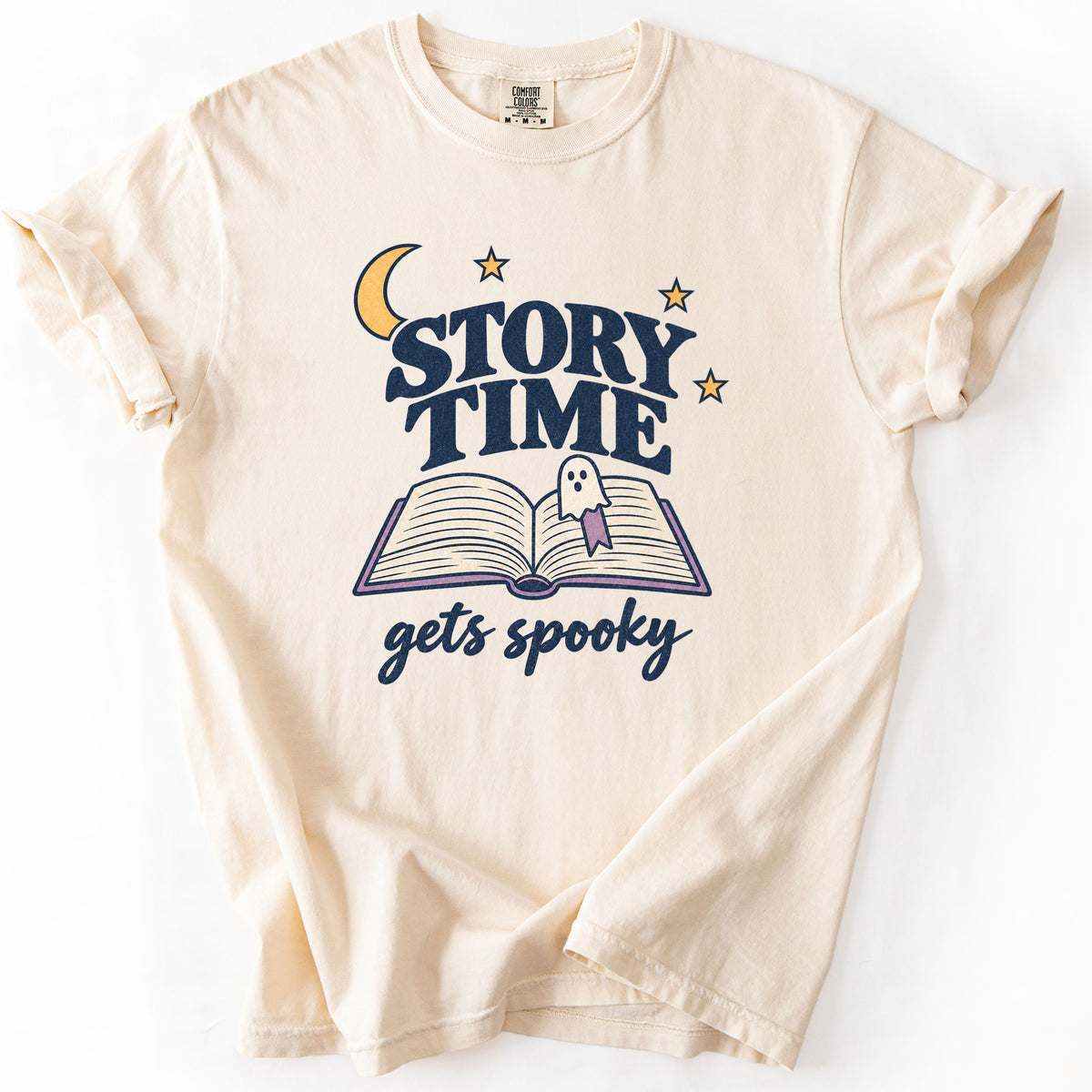 Story Time Gets Spooky Tee in Ivory