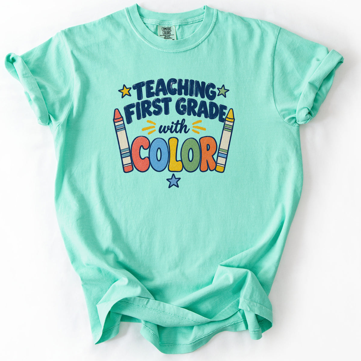 Teaching First Grade With Color Tee in Island Reef