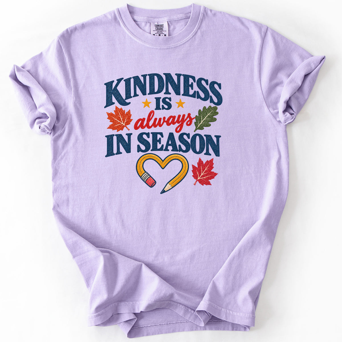 Kindness Is Always In Season Tee in Orchid