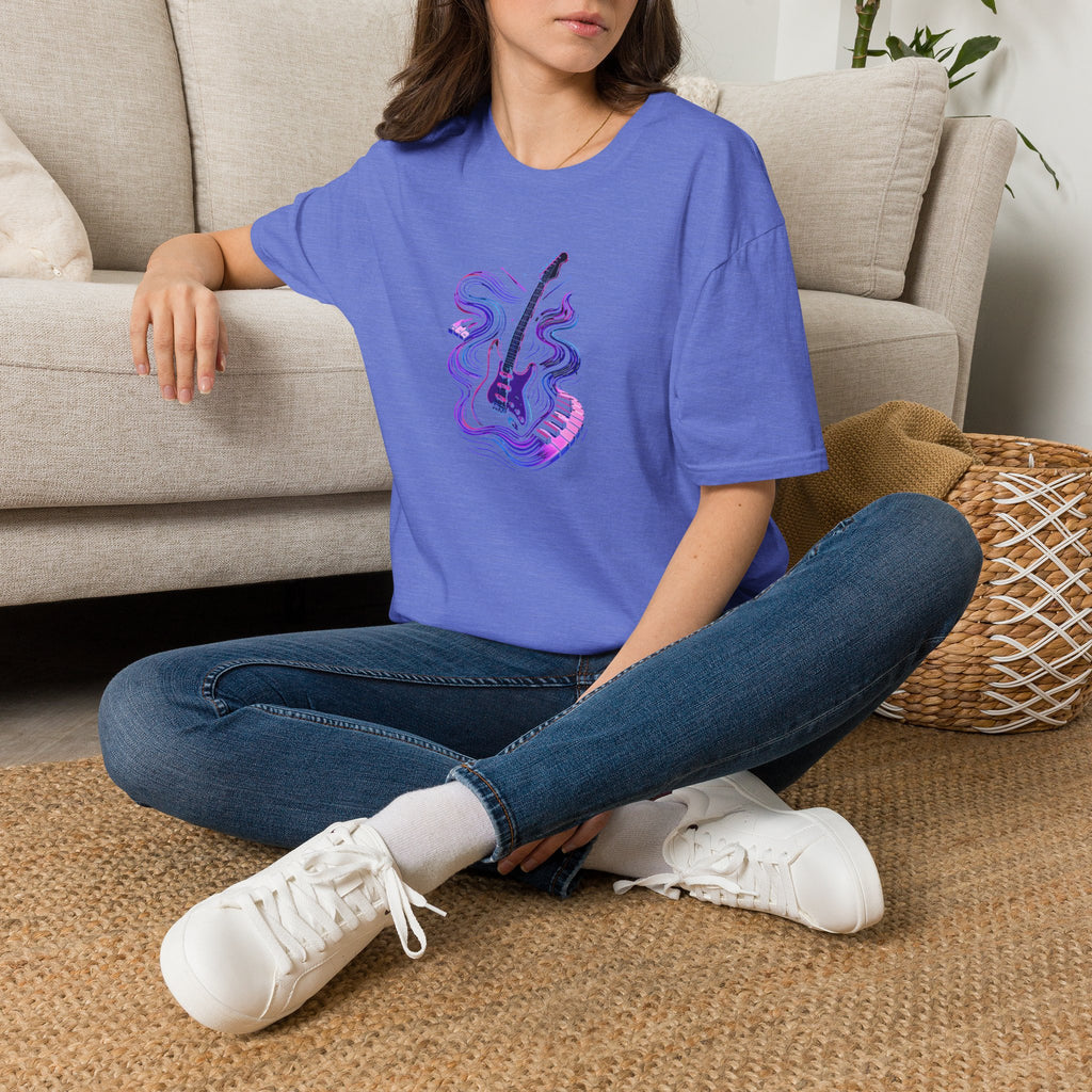 Neon Electric Guitar T-Shirt