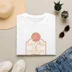 Knitting Is Therapy T-Shirt