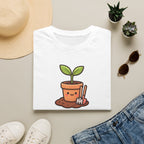 Smiling Plant in Pot T-Shirt