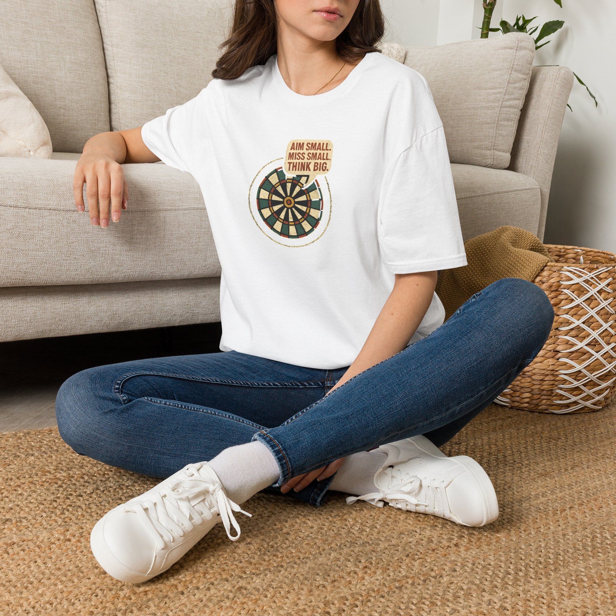Motivational Dartboard Phrase T-Shirt