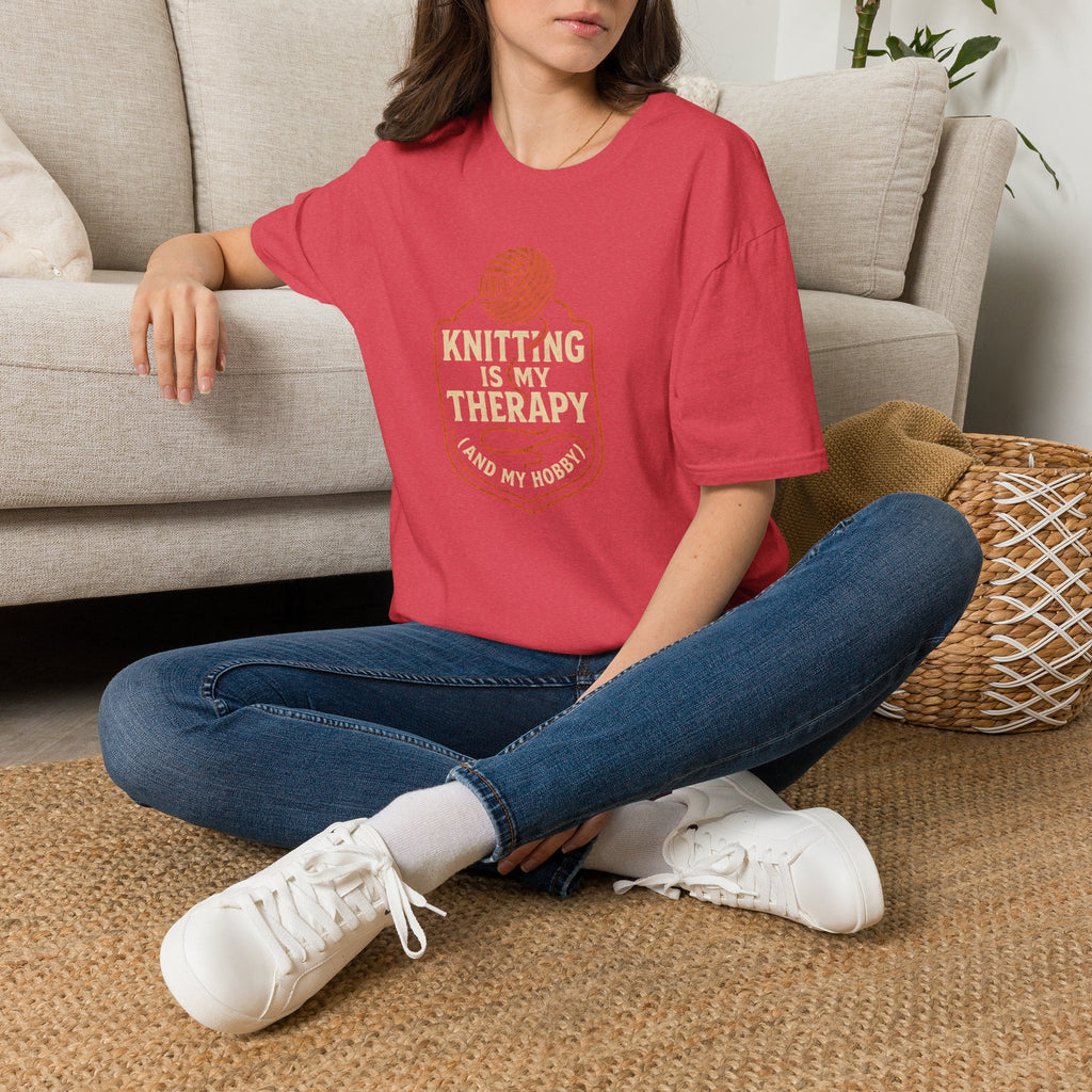 Knitting Is Therapy T-Shirt