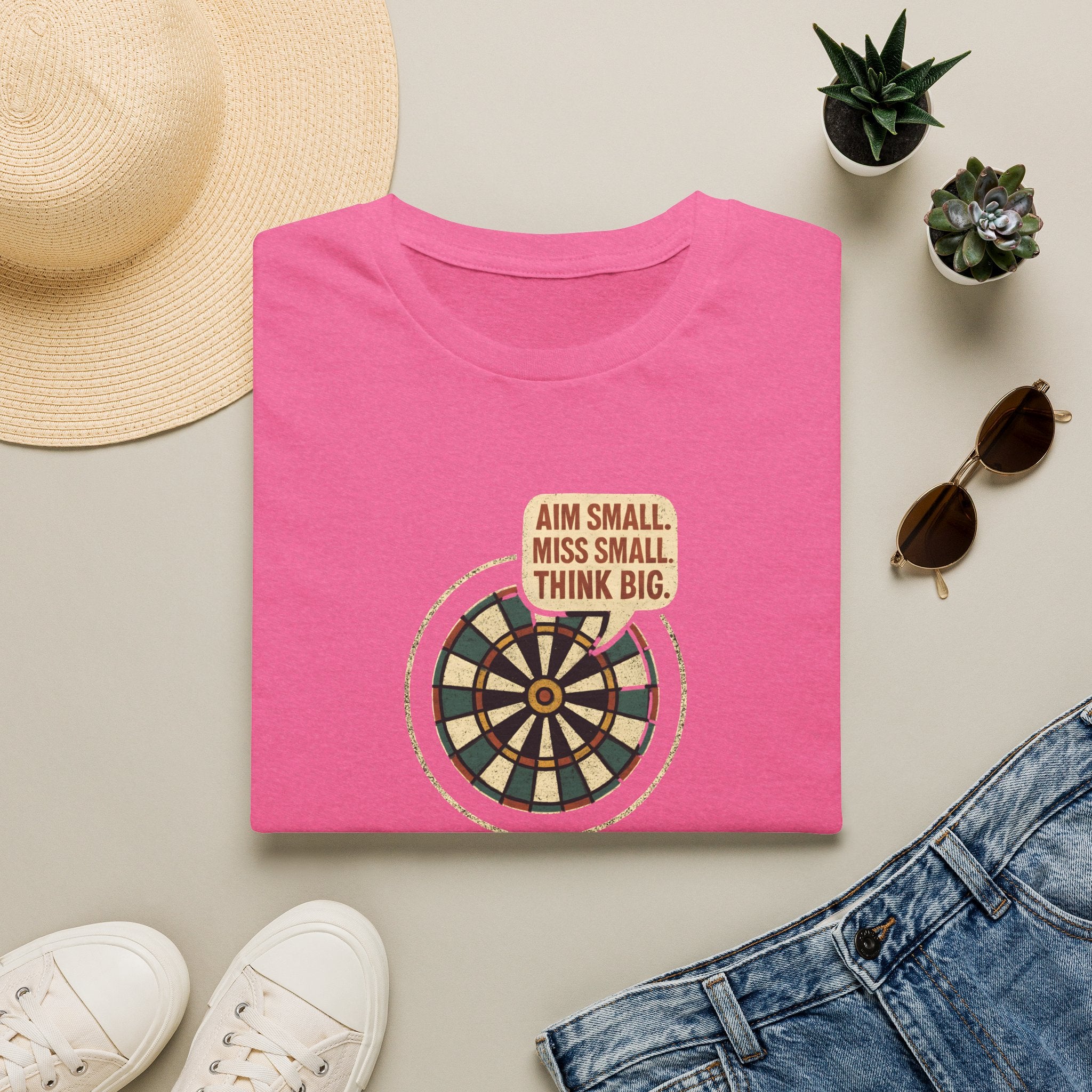 Motivational Dartboard Phrase T-Shirt
