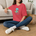 Yarnivore Knitting Dinosaur T-Shirt