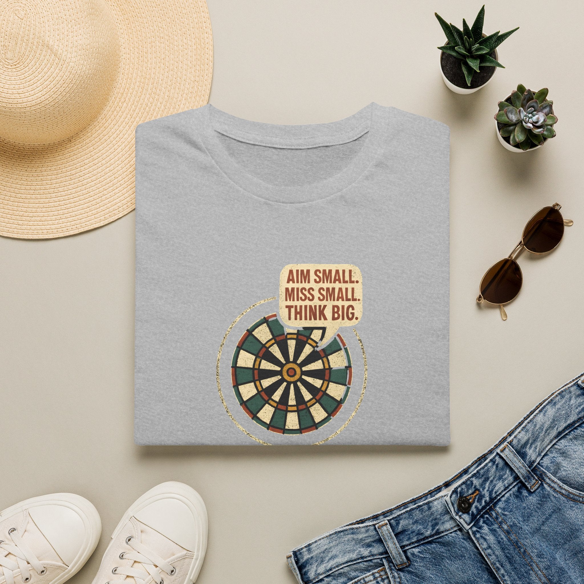 Motivational Dartboard Phrase T-Shirt
