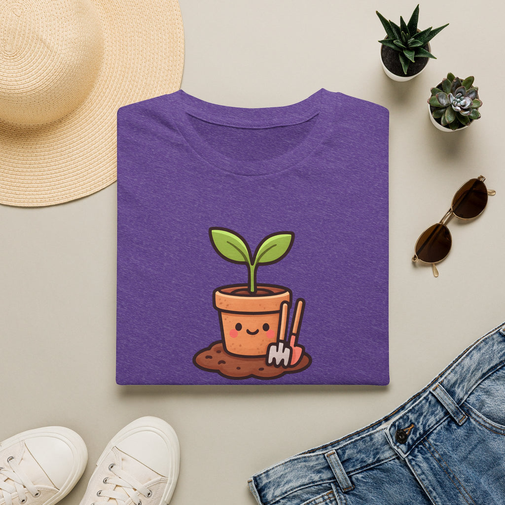 Smiling Plant in Pot T-Shirt