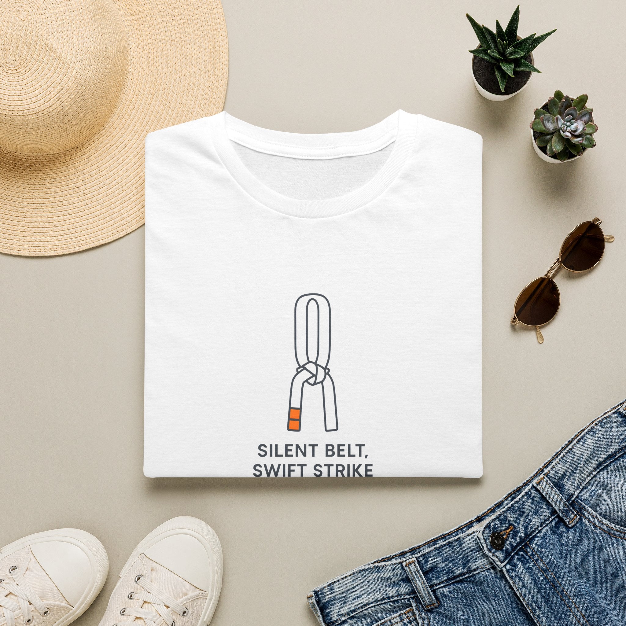Knotted belt illustration T-Shirt
