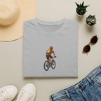 Cyclist with Backpack T-Shirt