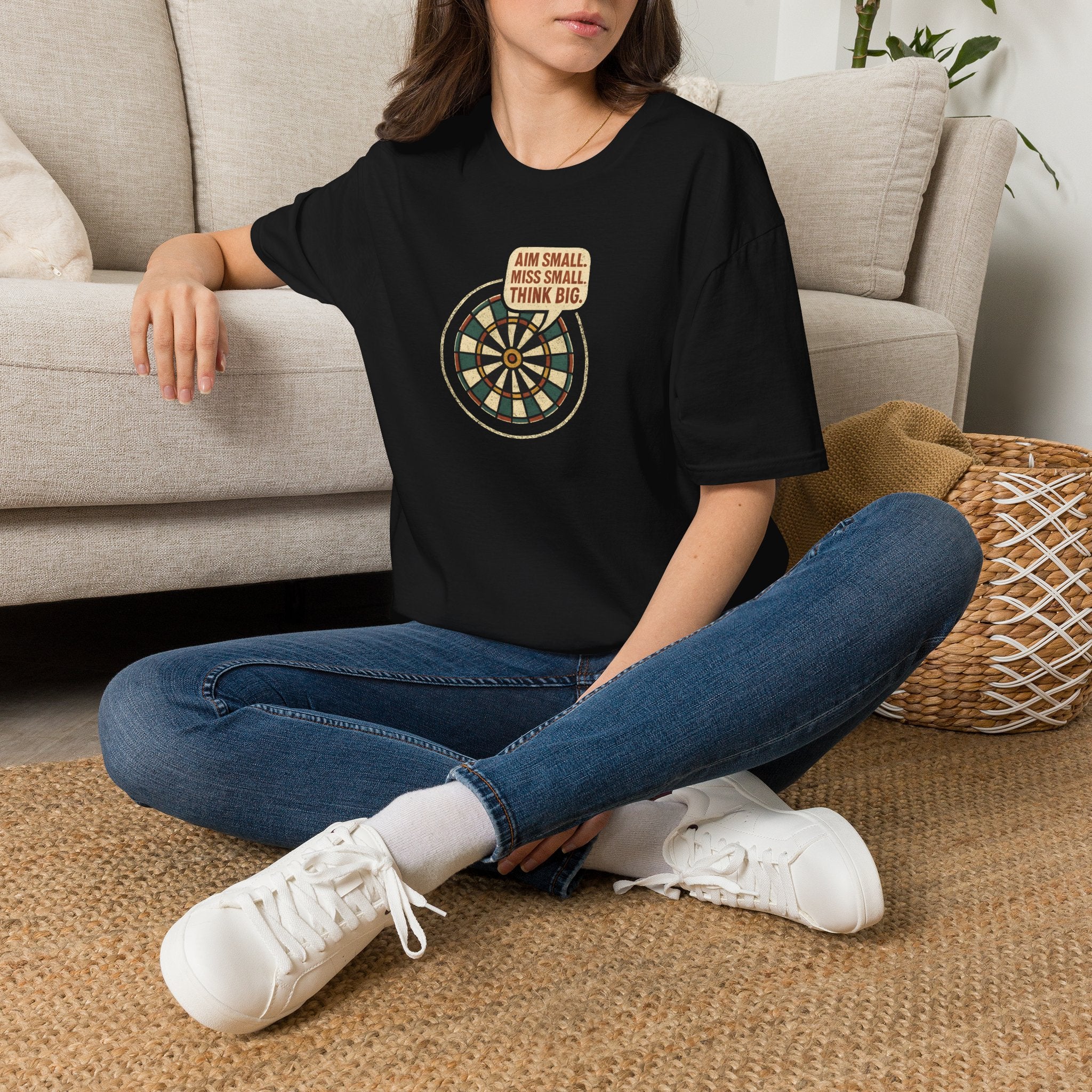 Motivational Dartboard Phrase T-Shirt