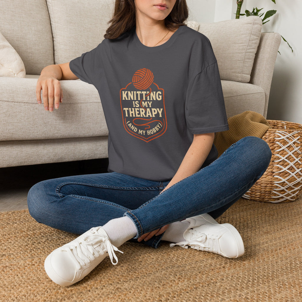 Knitting Is Therapy T-Shirt
