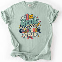 First Grade Classroom Club Tee in Bay