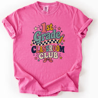 First Grade Classroom Club Tee in Crunchberry