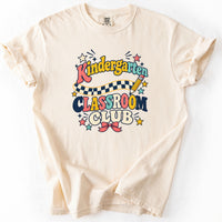 Kindergarten Classroom Club Tee in Ivory