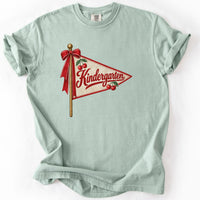 Kindergarten Cherry Pennant Tee in Bay