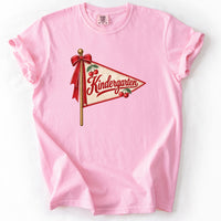 Kindergarten Cherry Pennant Tee in Blossom
