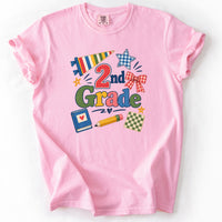 Second Grade Patchwork Tee in Blossom