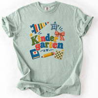 Kindergarten Patchwork Tee in Bay