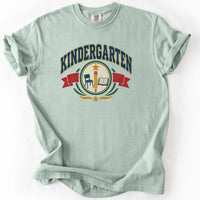 Kindergarten Collegiate Crest Tee in Bay