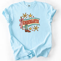 Kindergarten Western Banner Tee in Chambray