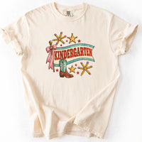 Kindergarten Western Banner Tee in Ivory