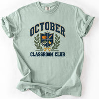 October Classroom Club Tee in Bay