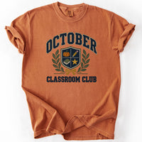 October Classroom Club Tee in Yam