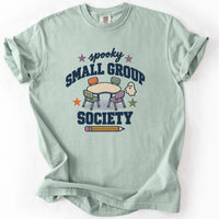 Spooky Small Group Society Tee in Bay