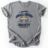Spooky Small Group Society Tee in Grey