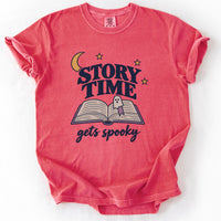 Story Time Gets Spooky Tee in Watermelon