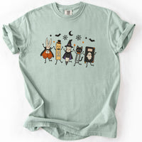 Trick Or Teach Supplies Crew Tee in Bay