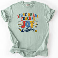 First Grade Teacher Joy Collector Tee in Bay