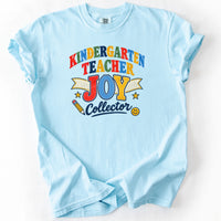 Kindergarten Teacher Joy Collector Tee in Chambray