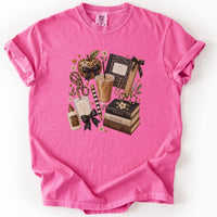 Teach Inspire Love Flat Lay Tee in Crunchberry