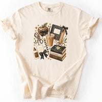 Teach Inspire Love Flat Lay Tee in Ivory
