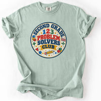 Second Grade Problem Solvers Club Tee in Bay