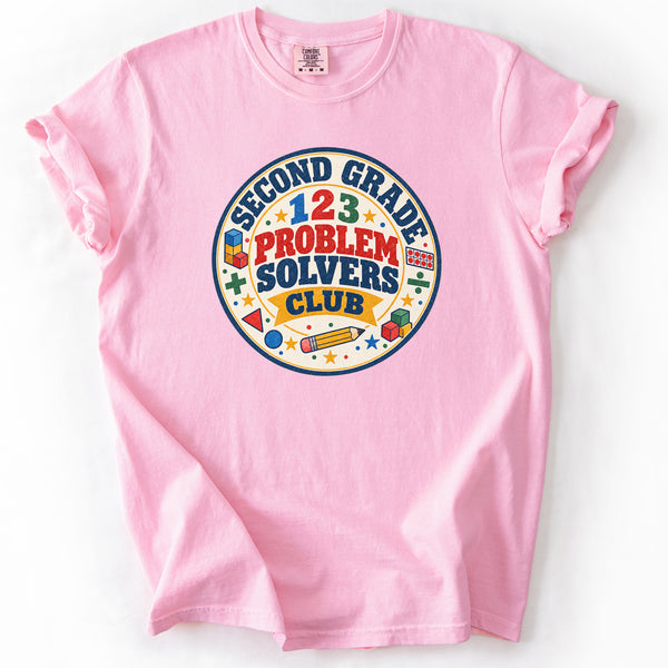 Second Grade Problem Solvers Club Tee in Blossom