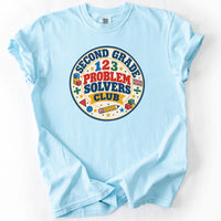 Second Grade Problem Solvers Club Tee in Chambray