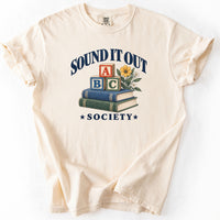 Sound It Out Society Tee in Ivory