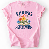 Spring Into Small Wins Tee in Blossom