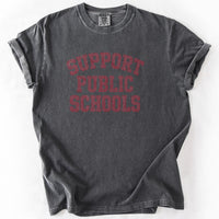 Support Public Schools Tee in Pepper