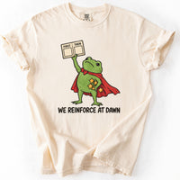 We Reinforce At Dawn Tee in Ivory