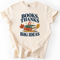 Books Thanks and Big Ideas Tee in Ivory