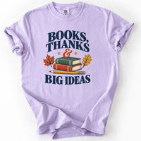 Books Thanks and Big Ideas Tee in Orchid
