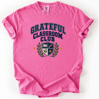 Grateful Classroom Club Tee in Crunchberry