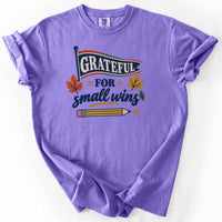 Grateful For Small Wins Tee in Violet