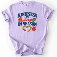 Kindness Is Always In Season Tee in Orchid