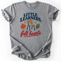 Little Learners Full Hearts Tee in Grey